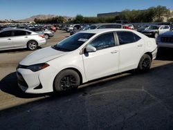 Salvage cars for sale at Las Vegas, NV auction: 2017 Toyota Corolla L