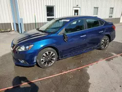 Salvage cars for sale at York Haven, PA auction: 2017 Nissan Sentra S