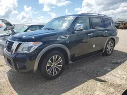 Salvage cars for sale at Arcadia, FL auction: 2019 Nissan Armada SV