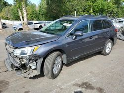 Subaru salvage cars for sale: 2015 Subaru Outback 2.5I Premium