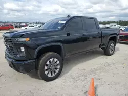 Salvage cars for sale at Houston, TX auction: 2024 Chevrolet Silverado K2500 Custom