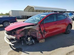 Salvage cars for sale at Fresno, CA auction: 2022 Tesla Model 3