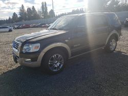 Salvage cars for sale at Graham, WA auction: 2008 Ford Explorer Eddie Bauer