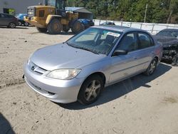 Honda salvage cars for sale: 2005 Honda Civic EX