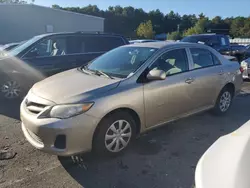 Salvage cars for sale at Exeter, RI auction: 2013 Toyota Corolla Base