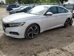 Salvage cars for sale at Riverview, FL auction: 2020 Honda Accord Sport