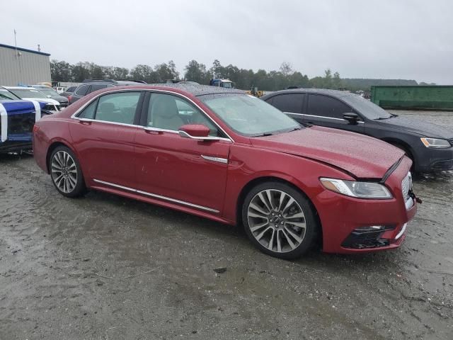 2019 Lincoln Continental Select