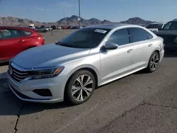 Vehiculos salvage en venta de Copart North Las Vegas, NV: 2021 Volkswagen Passat SE