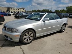 Salvage cars for sale at Wilmer, TX auction: 2006 BMW 325 CI