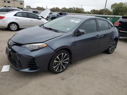 Toyota Corolla l salvage cars for sale: 2017 Toyota Corolla L