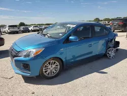 Salvage cars for sale at San Antonio, TX auction: 2024 Mitsubishi Mirage G4 ES