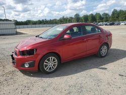 Chevrolet salvage cars for sale: 2016 Chevrolet Sonic LT