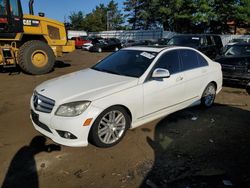 Mercedes-Benz salvage cars for sale: 2009 Mercedes-Benz C 300 4matic