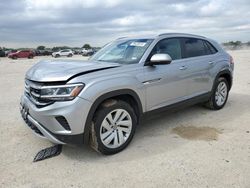 Salvage cars for sale at San Antonio, TX auction: 2022 Volkswagen Atlas Cross Sport SE