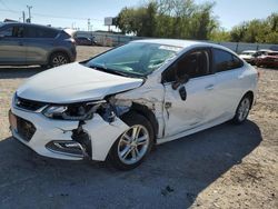 Salvage cars for sale at Oklahoma City, OK auction: 2017 Chevrolet Cruze LT