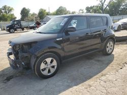 Salvage cars for sale at Wichita, KS auction: 2015 KIA Soul