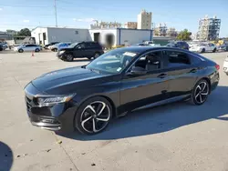 Salvage cars for sale from Copart New Orleans, LA: 2018 Honda Accord Sport