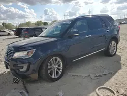 Salvage cars for sale from Copart Columbus, OH: 2016 Ford Explorer Limited