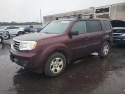 Honda salvage cars for sale: 2013 Honda Pilot LX