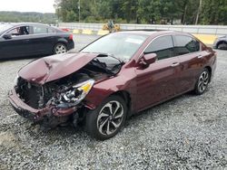 Honda Accord exl salvage cars for sale: 2016 Honda Accord EXL