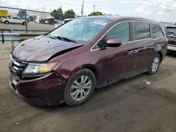 Carros salvage a la venta en subasta: 2014 Honda Odyssey EXL