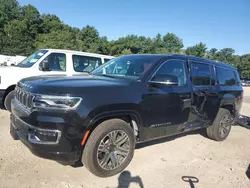 Salvage cars for sale at Mendon, MA auction: 2024 Jeep Wagoneer L Series I