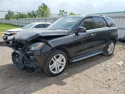 Salvage cars for sale at Houston, TX auction: 2014 Mercedes-Benz ML 350