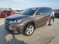 Toyota salvage cars for sale: 2018 Toyota Highlander Limited