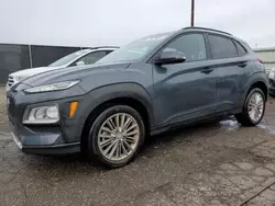 Salvage cars for sale at Woodhaven, MI auction: 2021 Hyundai Kona SEL Plus