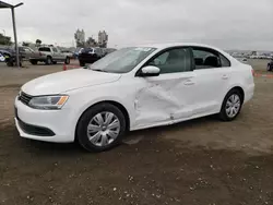 Salvage cars for sale at San Diego, CA auction: 2013 Volkswagen Jetta SE