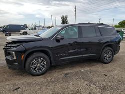 Salvage cars for sale at Miami, FL auction: 2024 Chevrolet Traverse LT