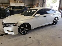 Salvage cars for sale at Rogersville, MO auction: 2018 Honda Accord Sport