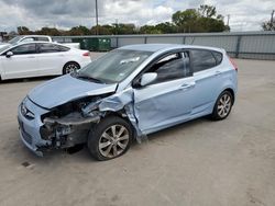 Salvage cars for sale at Wilmer, TX auction: 2012 Hyundai Accent GLS