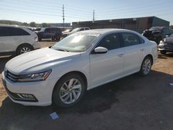 Salvage cars for sale at Colorado Springs, CO auction: 2018 Volkswagen Passat SE