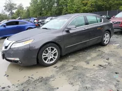 Salvage cars for sale at Waldorf, MD auction: 2009 Acura TL