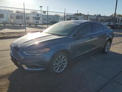 Ford Fusion se Phev salvage cars for sale: 2018 Ford Fusion SE Phev