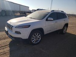 Salvage cars for sale from Copart Amarillo, TX: 2016 Jeep Cherokee Limited