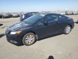 Honda salvage cars for sale: 2012 Honda Civic LX