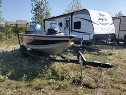 Salvage boats for sale at Mcfarland, WI auction: 2022 Alumacraft Acraftboat