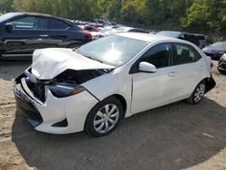 Toyota salvage cars for sale: 2018 Toyota Corolla L