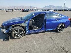 Salvage cars for sale at North Las Vegas, NV auction: 2019 Honda Accord Sport