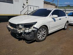 Salvage cars for sale at New Britain, CT auction: 2013 Honda Accord EXL