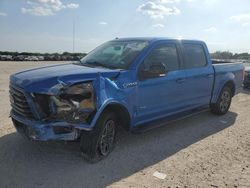 Salvage cars for sale at San Antonio, TX auction: 2016 Ford F150 Supercrew