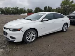 Chevrolet salvage cars for sale: 2018 Chevrolet Malibu LT