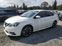 Salvage cars for sale at Graham, WA auction: 2016 Nissan Sentra S