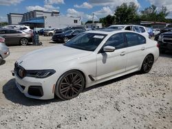 Salvage cars for sale at Opa Locka, FL auction: 2022 BMW 530 I