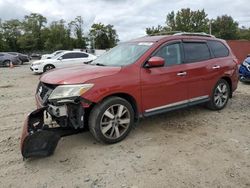 Nissan salvage cars for sale: 2013 Nissan Pathfinder S