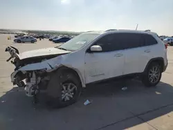 Salvage cars for sale at Grand Prairie, TX auction: 2018 Jeep Cherokee Limited