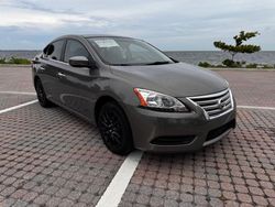 Nissan salvage cars for sale: 2015 Nissan Sentra S