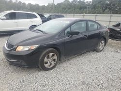 Salvage cars for sale at Ellenwood, GA auction: 2014 Honda Civic LX